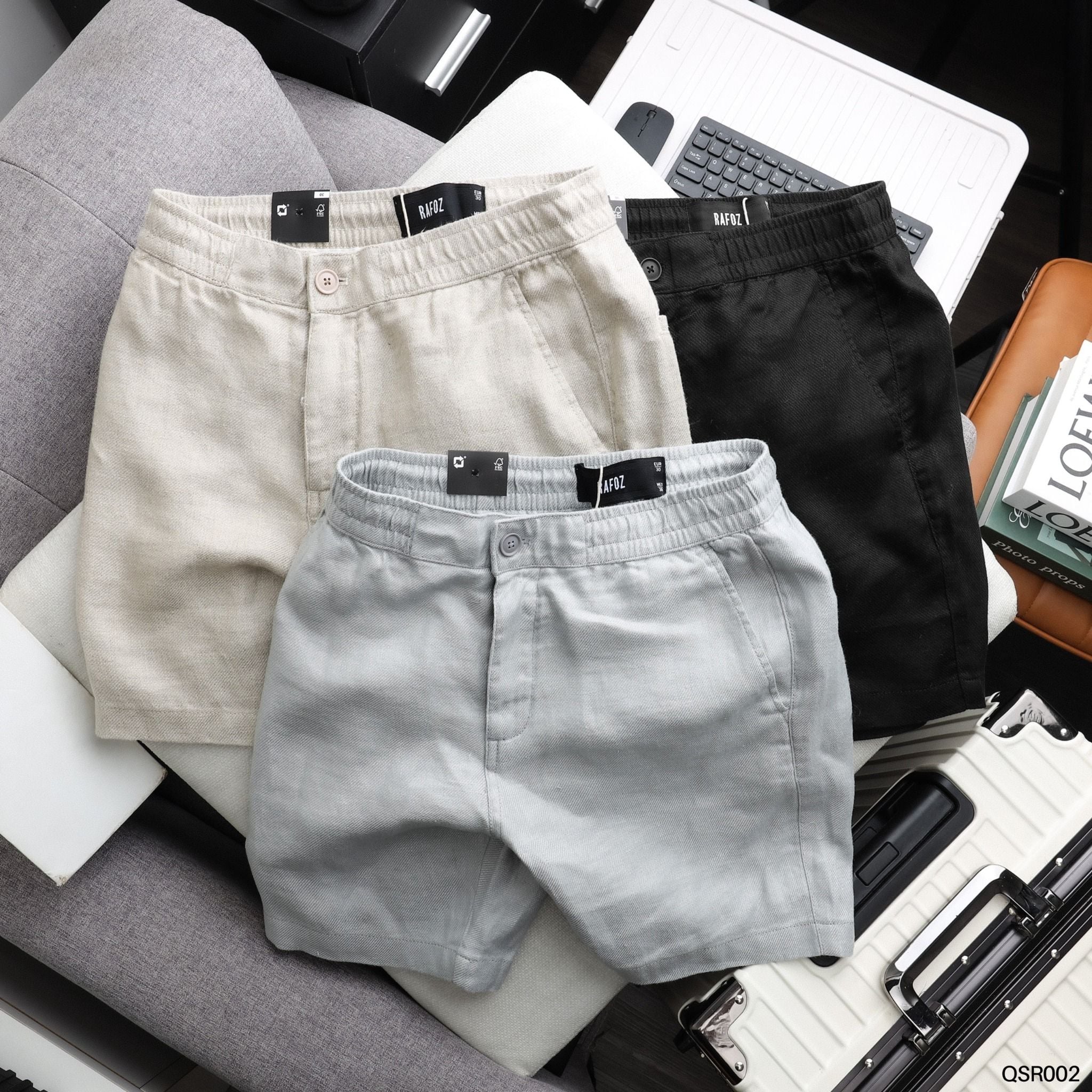  Short linen lưng thun RAFOZ - 002 
