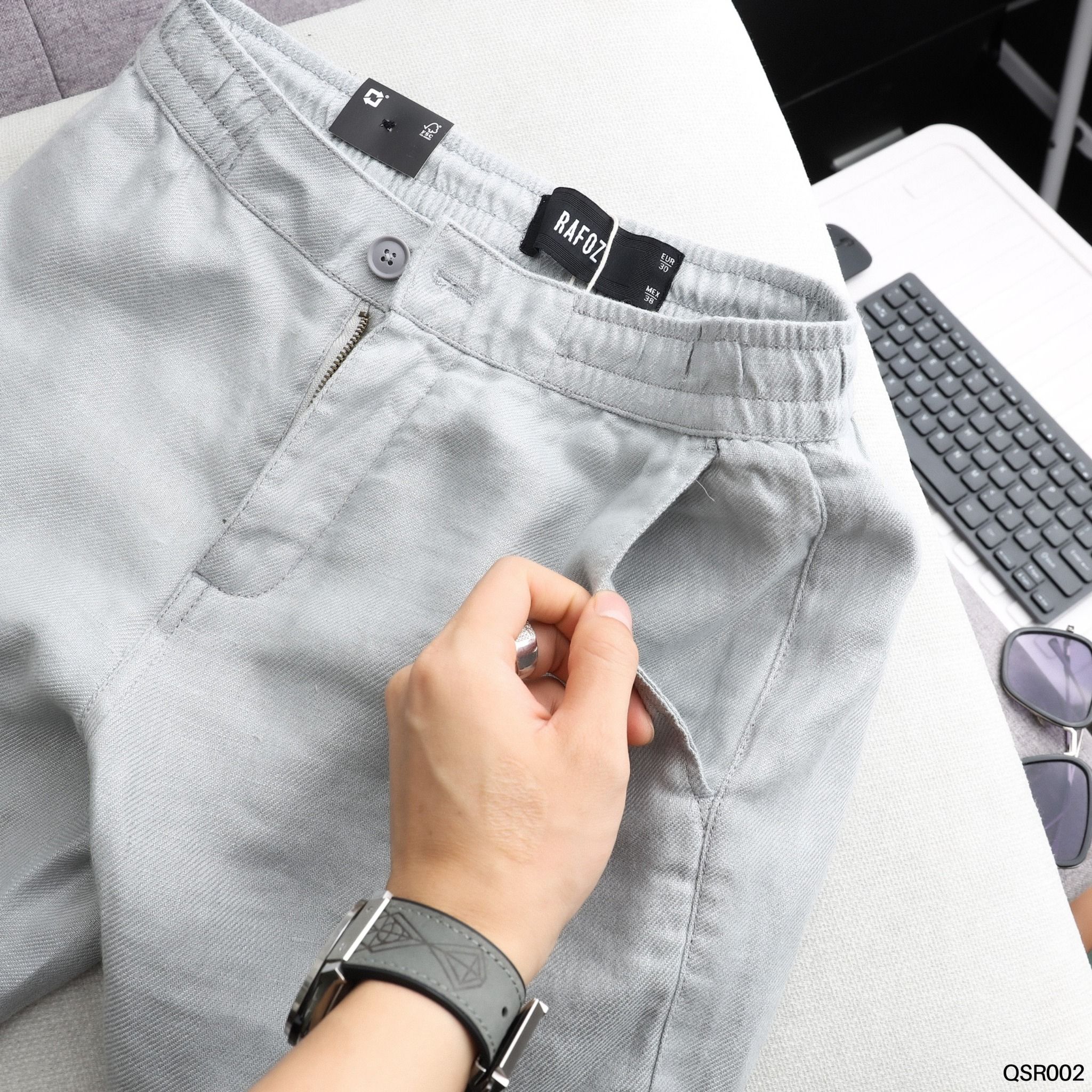  Short linen lưng thun RAFOZ - 002 