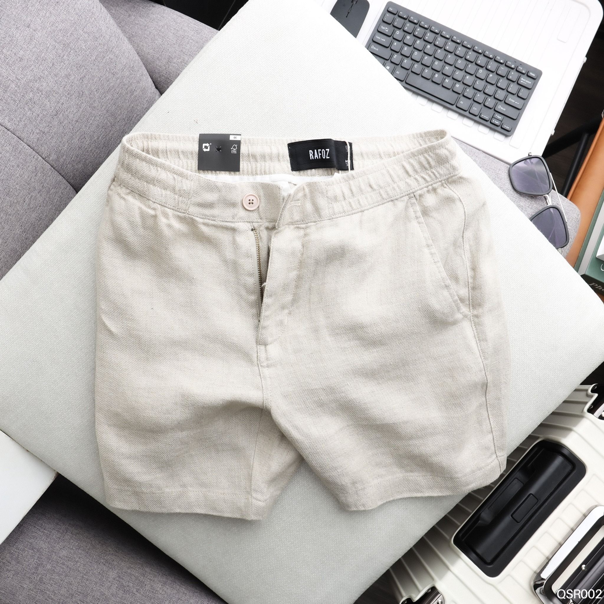  Short linen lưng thun RAFOZ - 002 