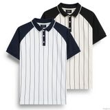  Áo polo raglan kẻ dọc RAFOZ - 019 