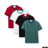  Áo thun JC4 trơn phối viền 