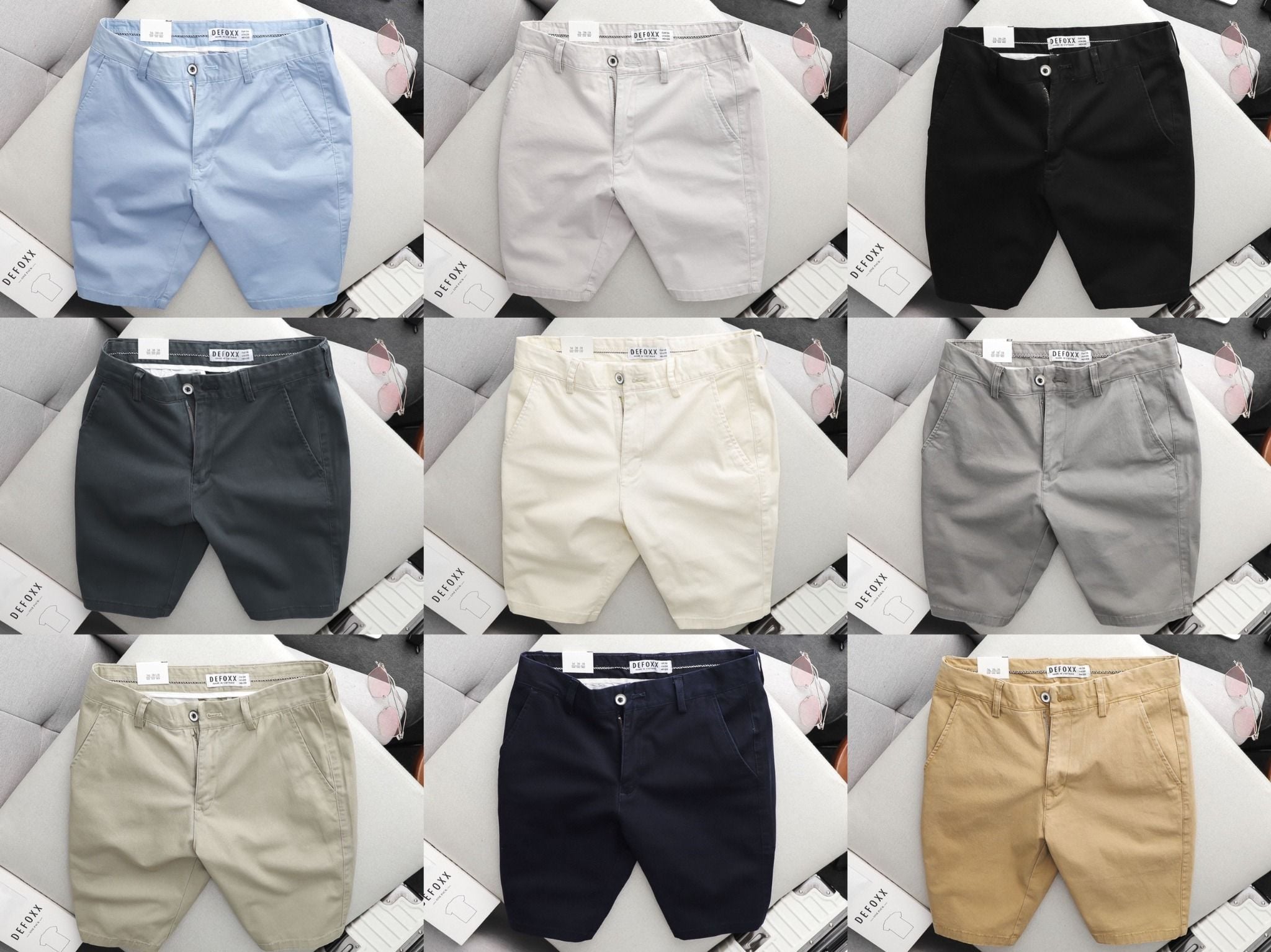  Short kaki premium Basic DF9 