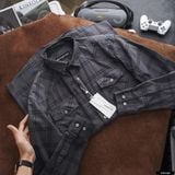  Áo sơ mi cotton BTN caro 4M 