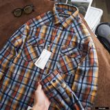  Áo sơ mi cotton BTN caro 4M 