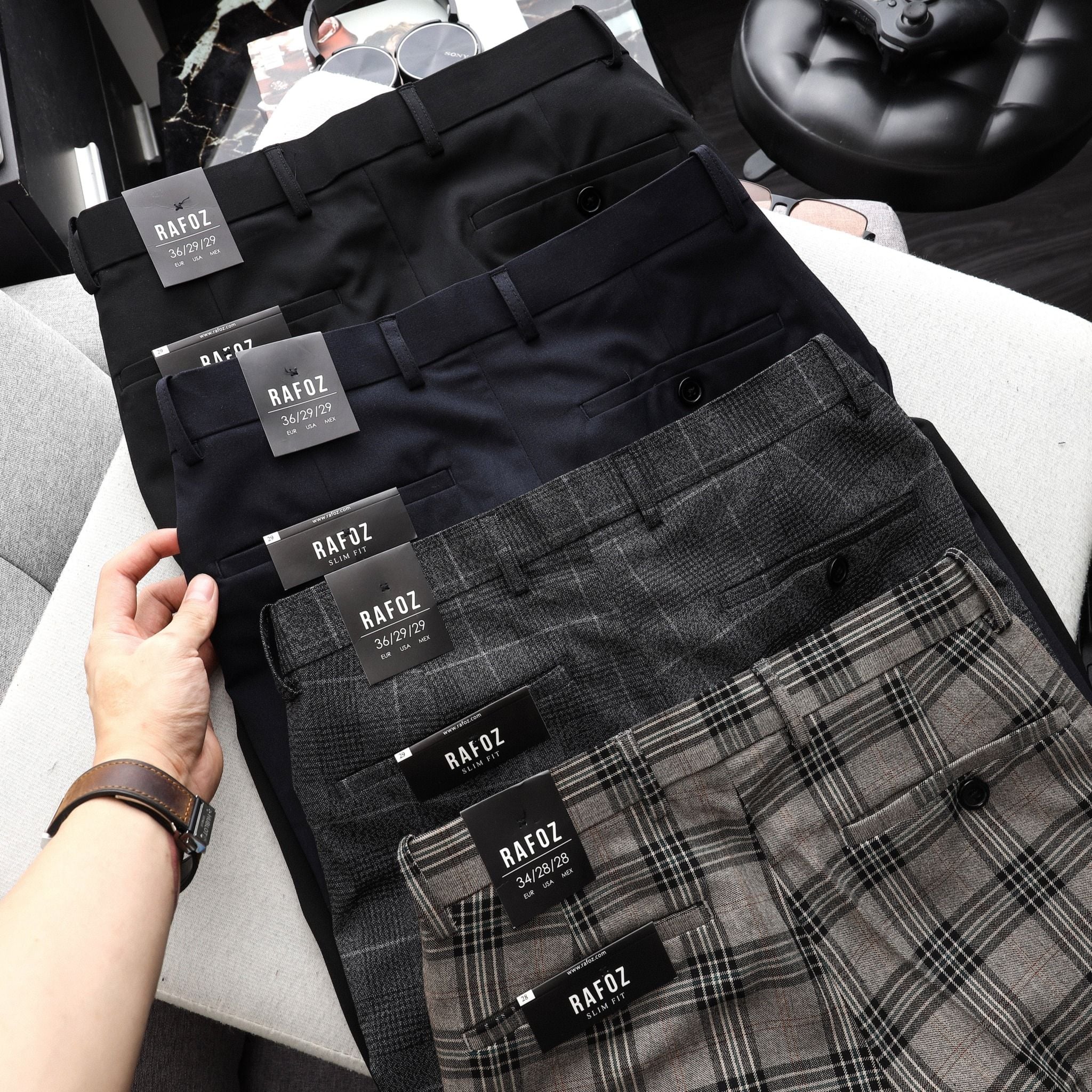  Quần tây Rafoz 4m Slim-fit - 220223 