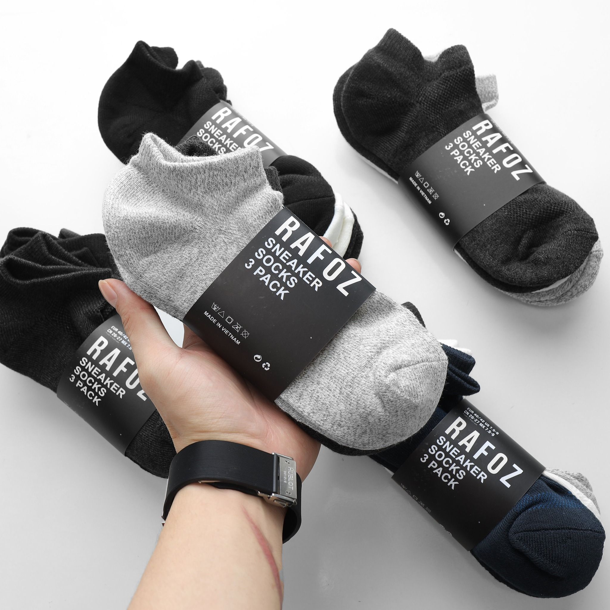  Vớ ngắn RAFOZ basic (Set 3đôi) - 220259 