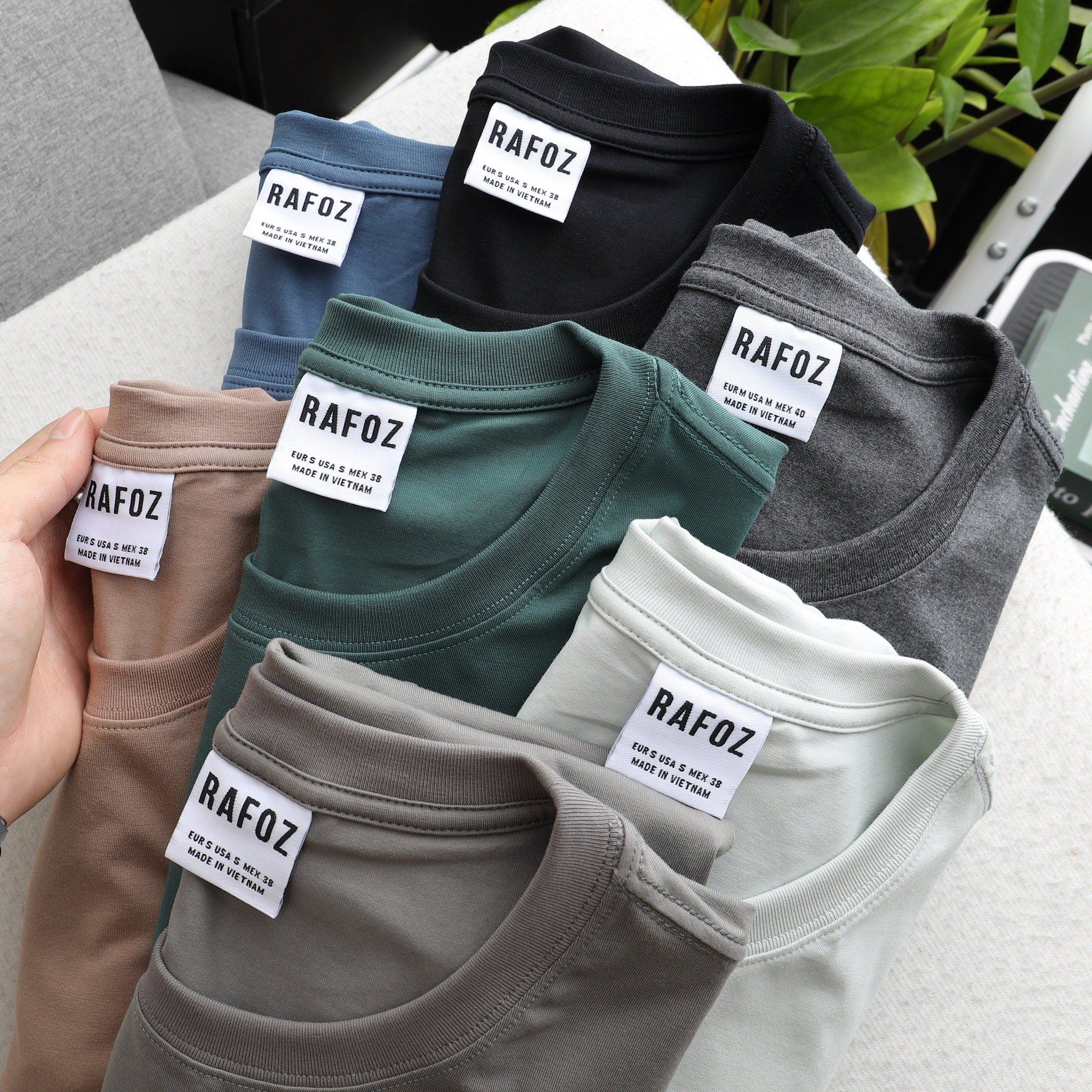  Áo thun trơn RAFOZ 10M - 220262 