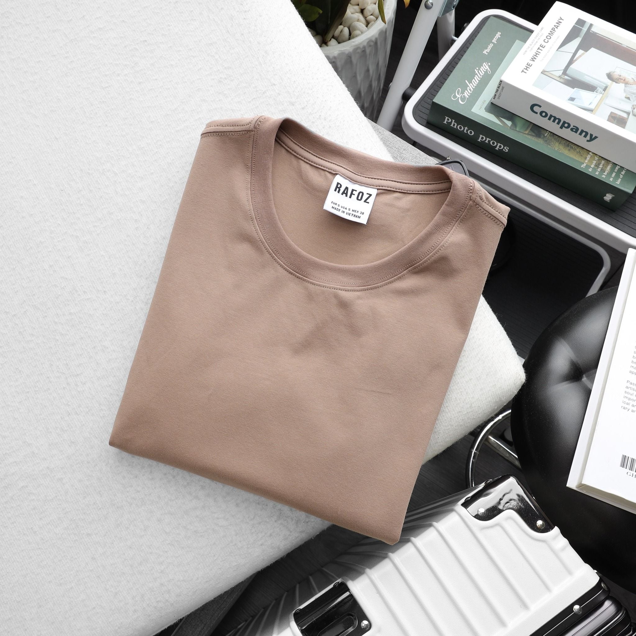  Áo thun trơn RAFOZ 10M - 220262 