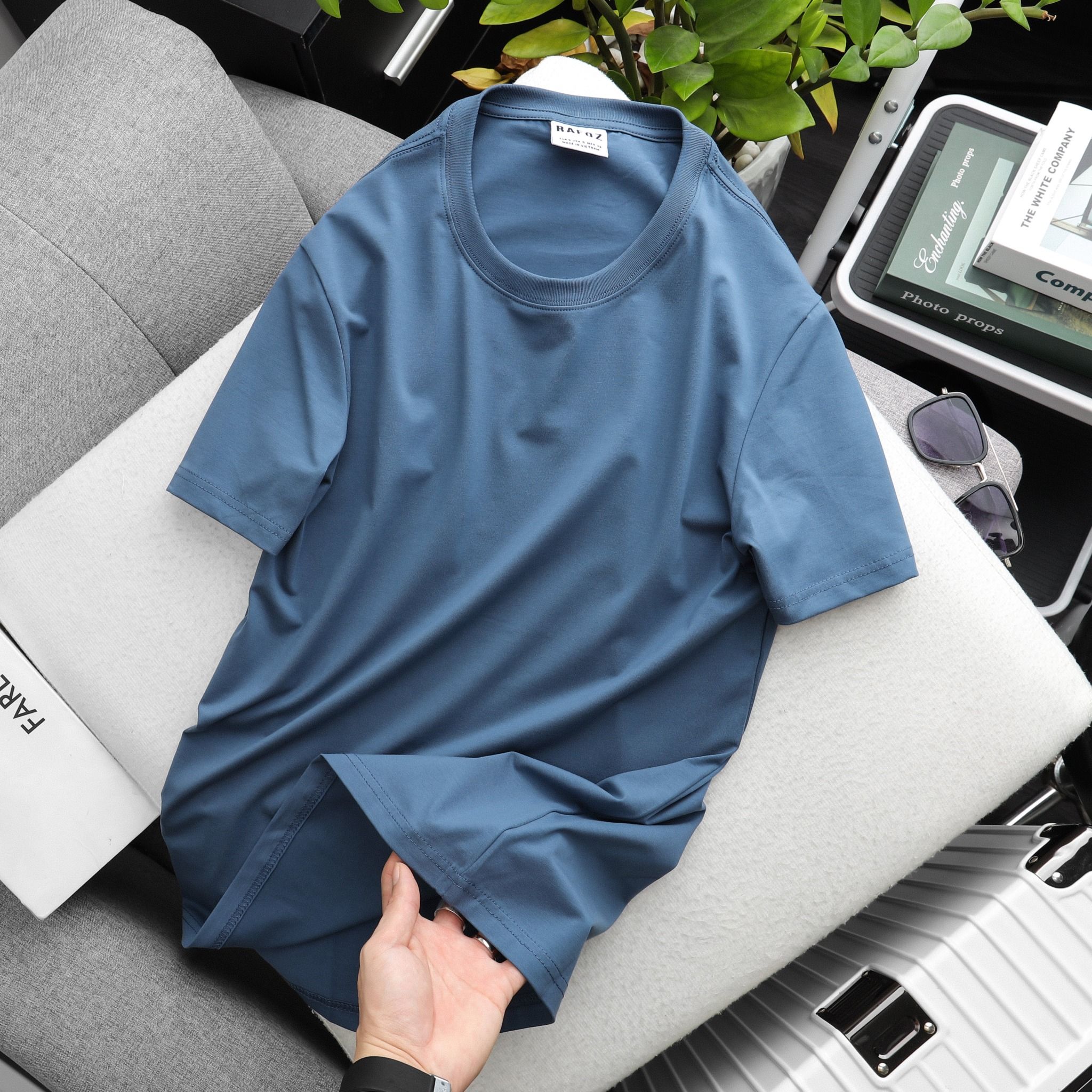  Áo thun trơn RAFOZ 10M - 220262 