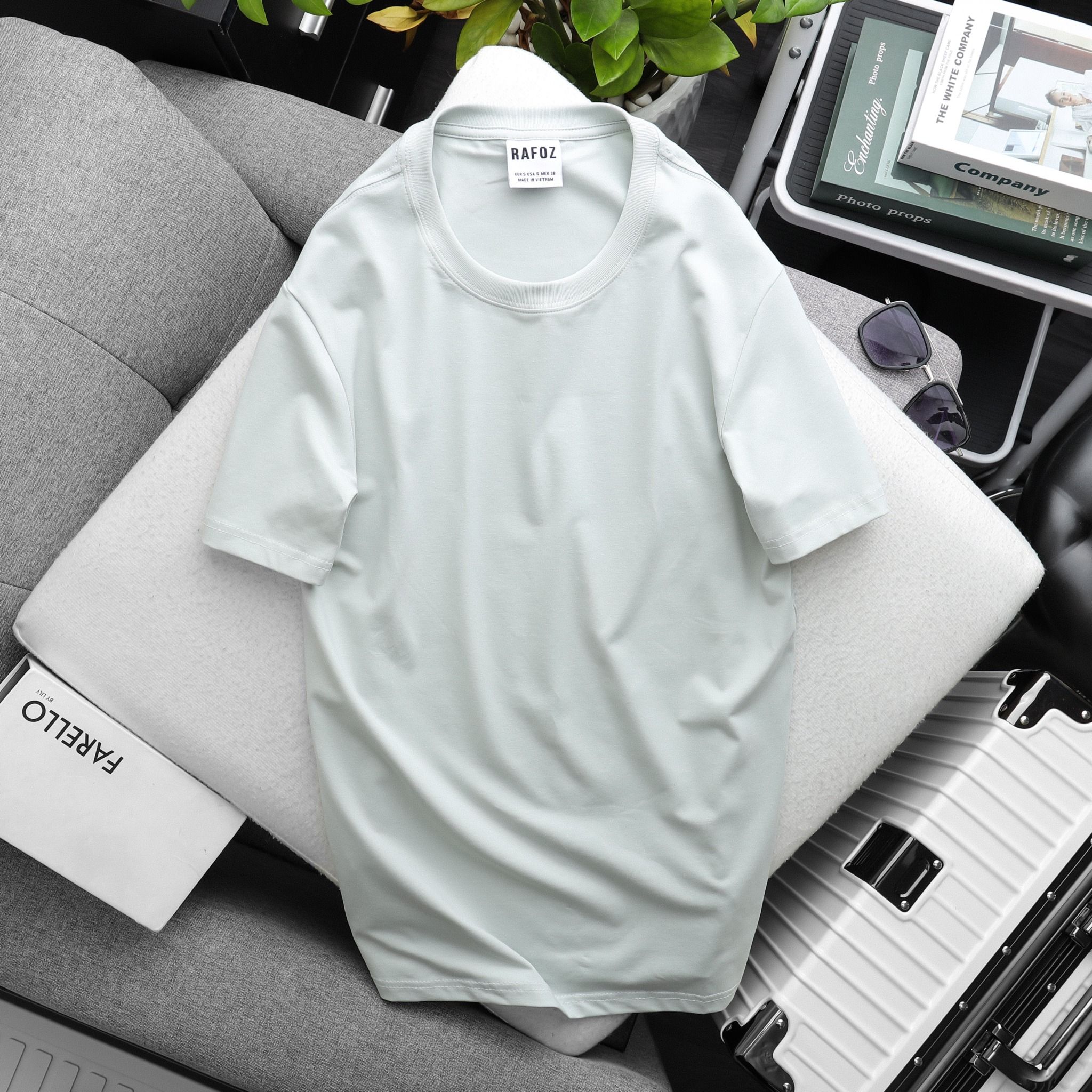  Áo thun trơn RAFOZ 10M - 220262 