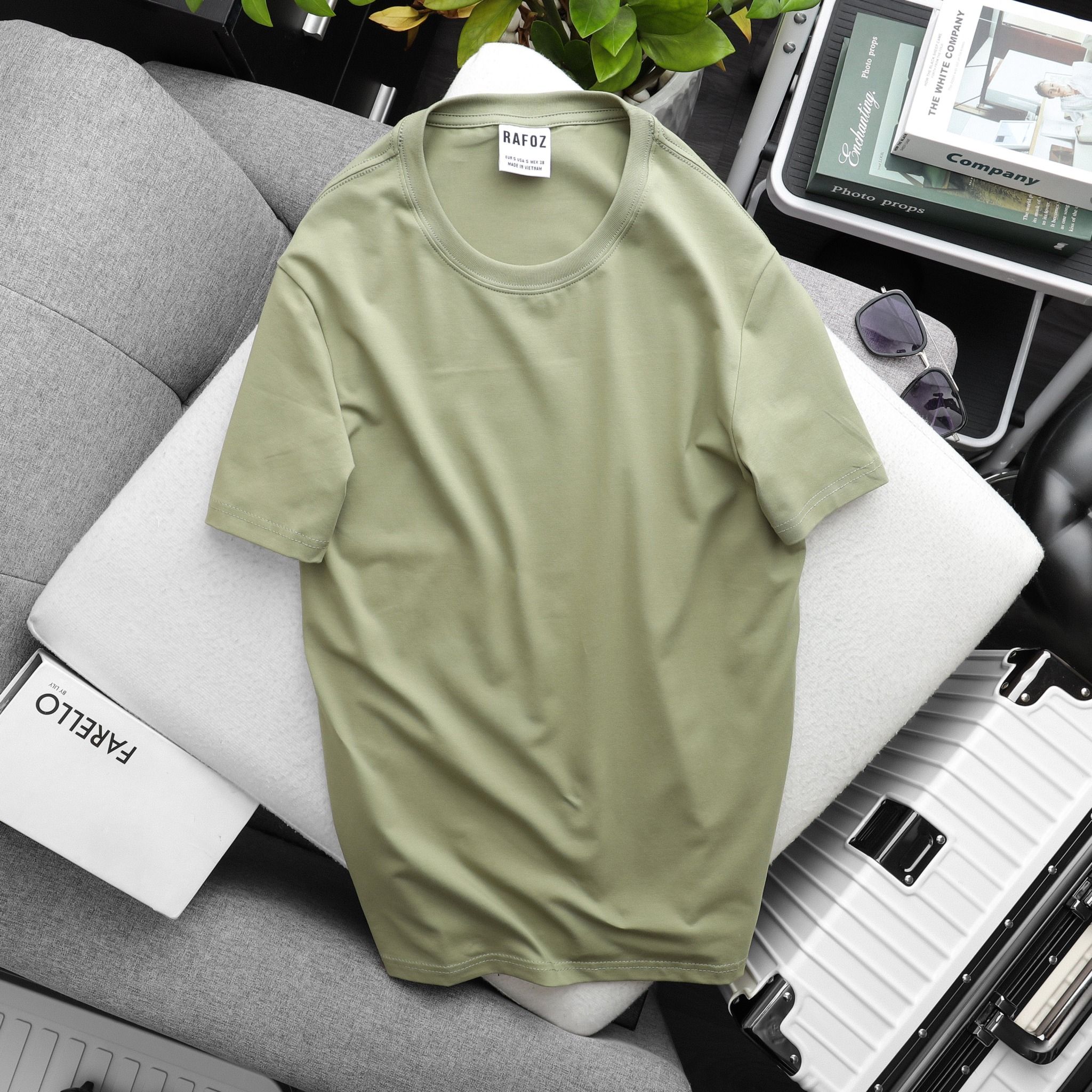  Áo thun trơn RAFOZ 10M - 220262 