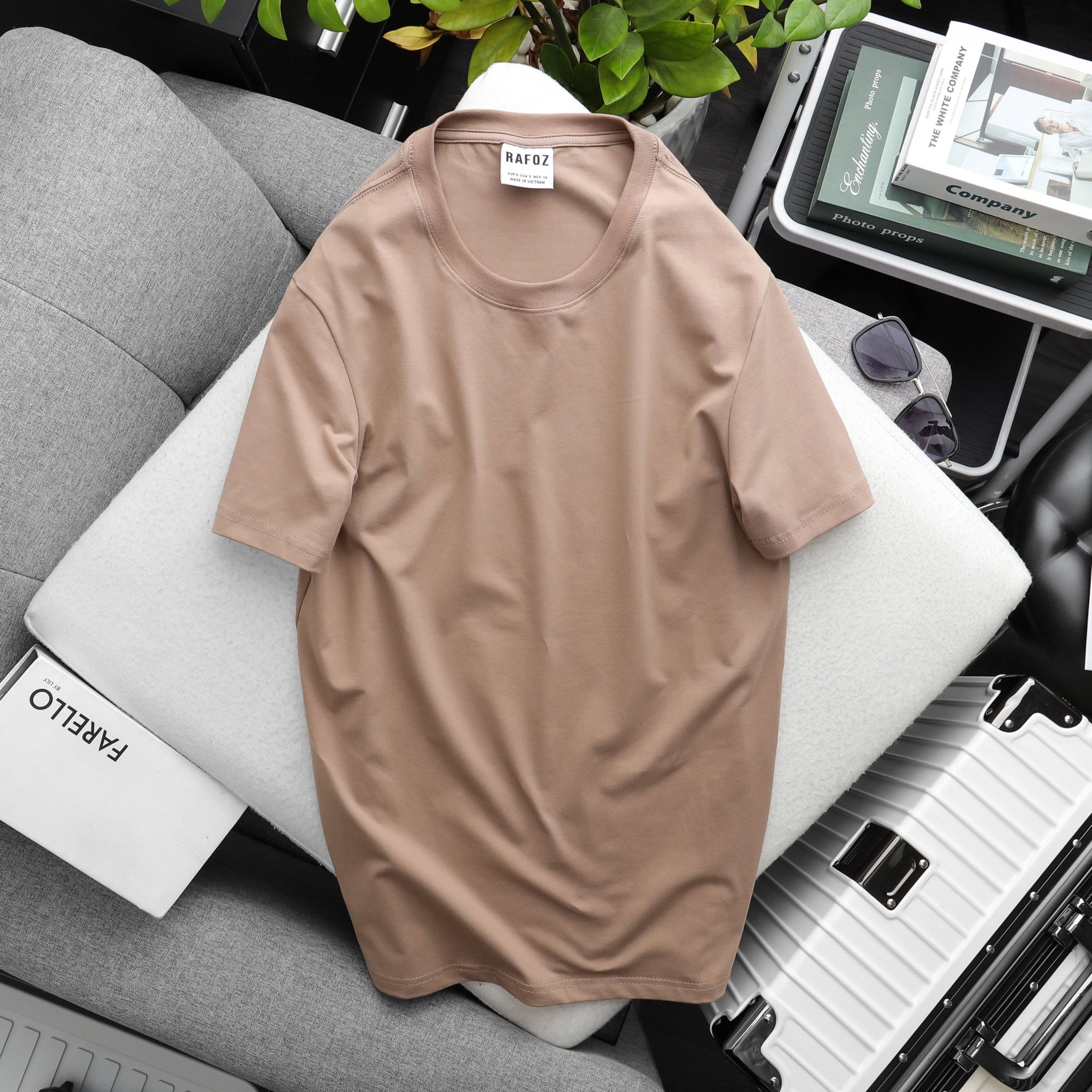  Áo thun trơn RAFOZ 10M - 220262 