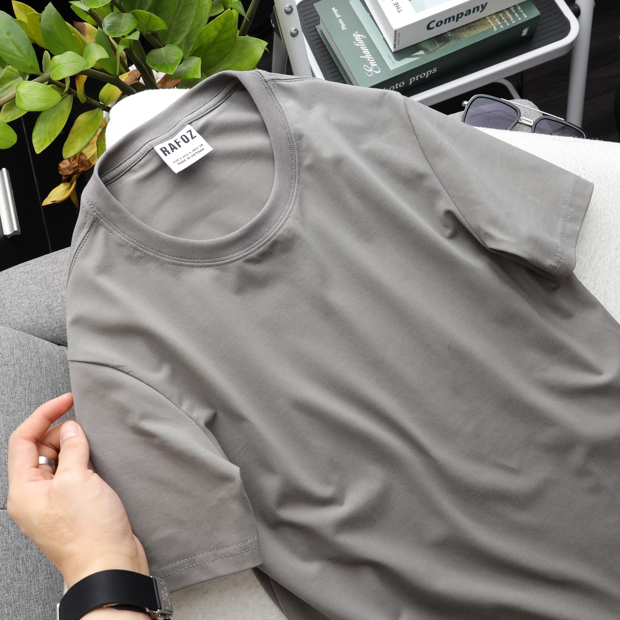  Áo thun trơn RAFOZ 10M - 220262 