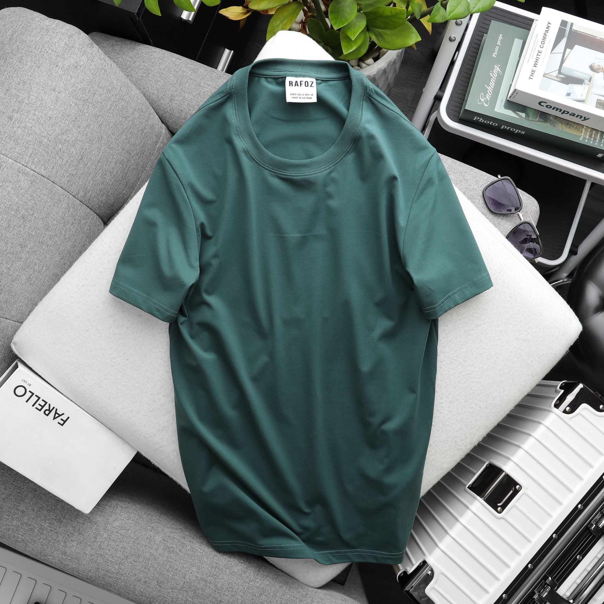 Áo thun trơn RAFOZ 10M - 220262 