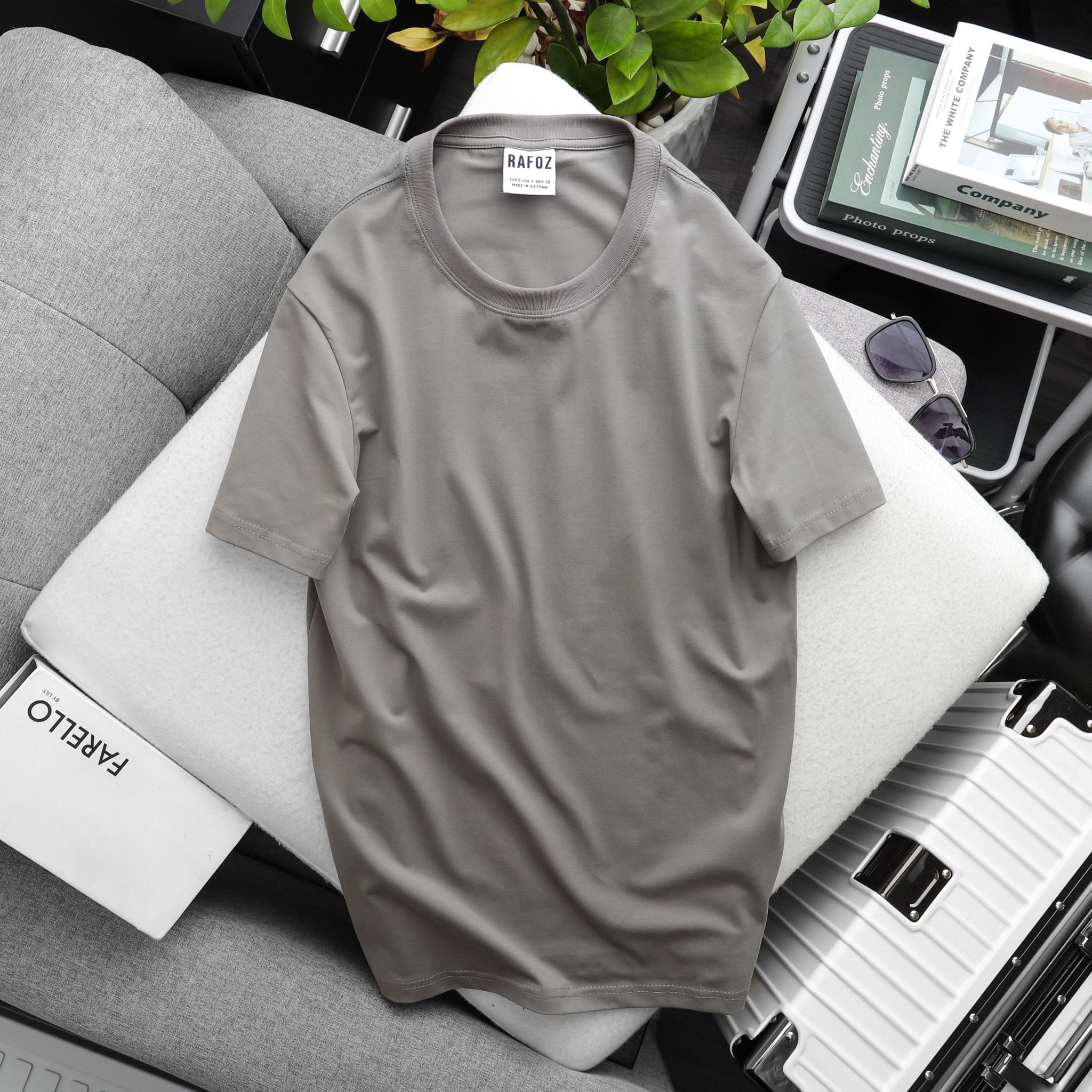  Áo thun trơn RAFOZ 10M - 220262 