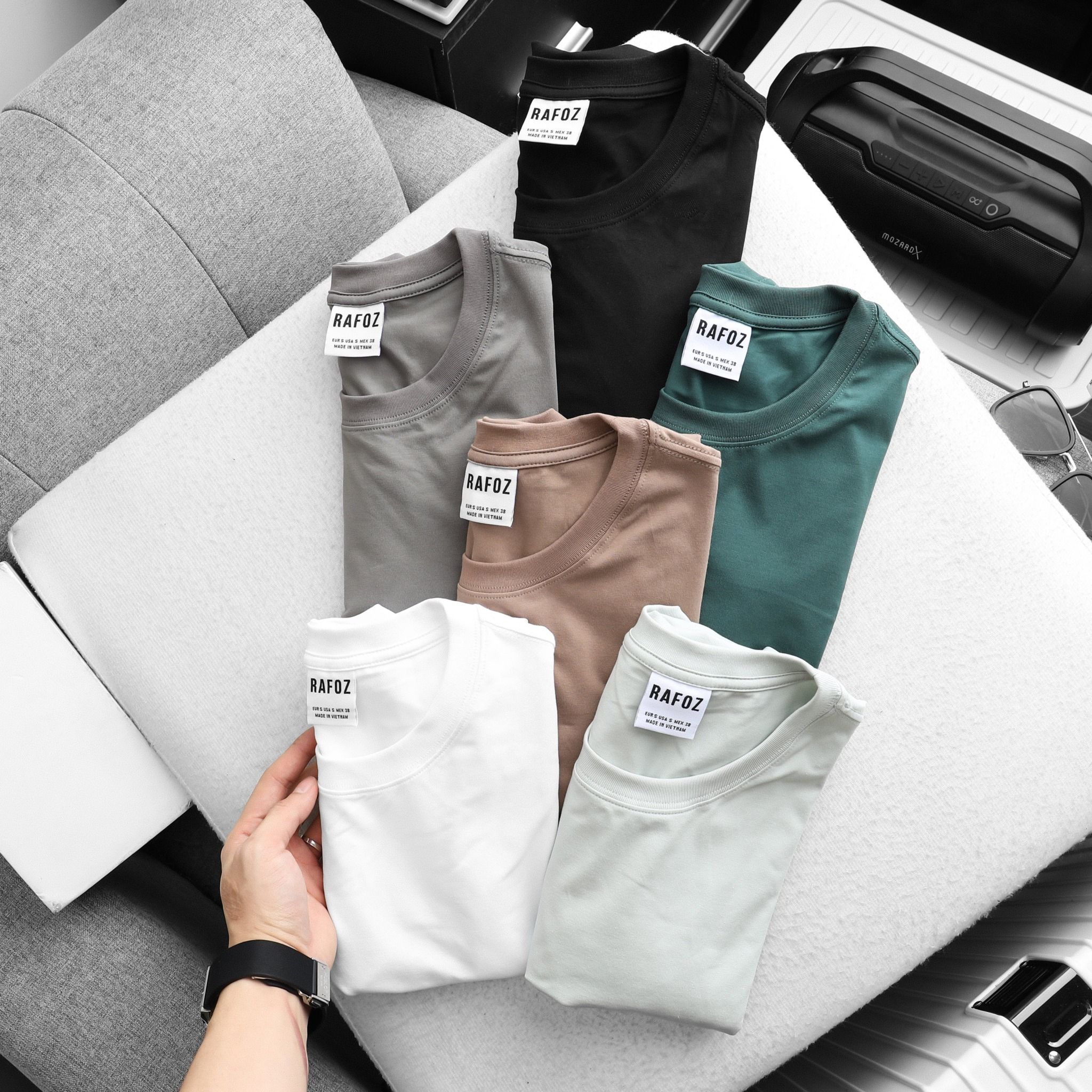  Áo thun trơn RAFOZ 10M - 220262 