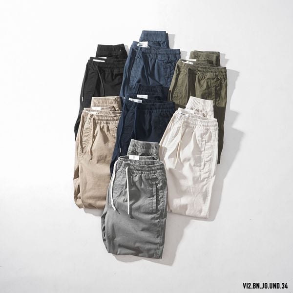  Quần jogger kaki UDN trơn 5M 