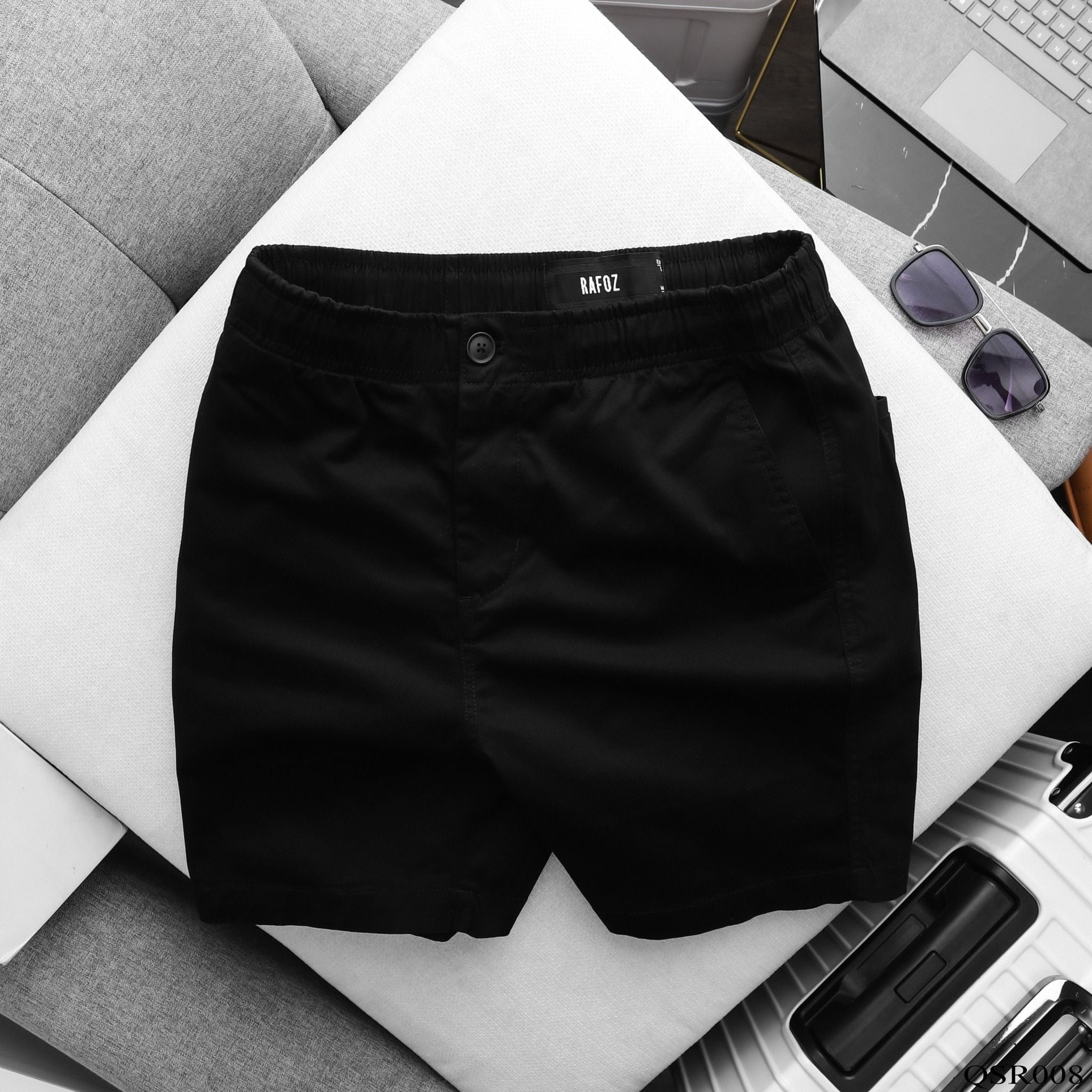  Short kaki slimfit lưng thun RAFOZ - 006 