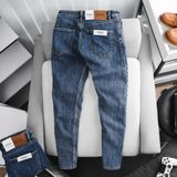  Quần jean RAFOZ 619 Xanh đậm rách - 006 