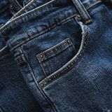  Quần jean RAFOZ 619 Xanh đậm rách - 006 