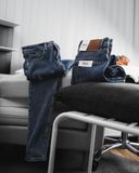  Quần jean RAFOZ 619 Xanh đậm rách - 006 