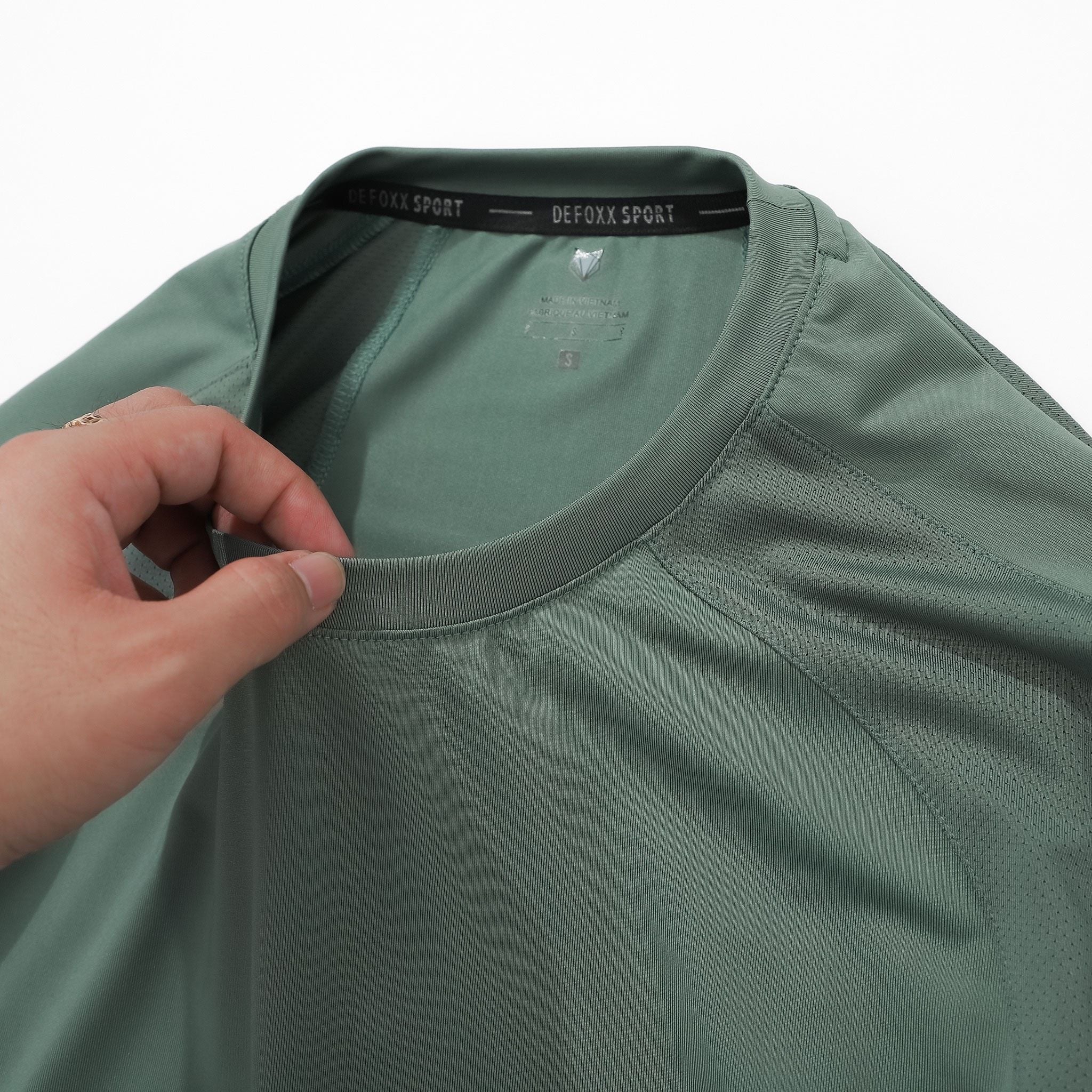  Áo thun DF sport cotton phối lưới 