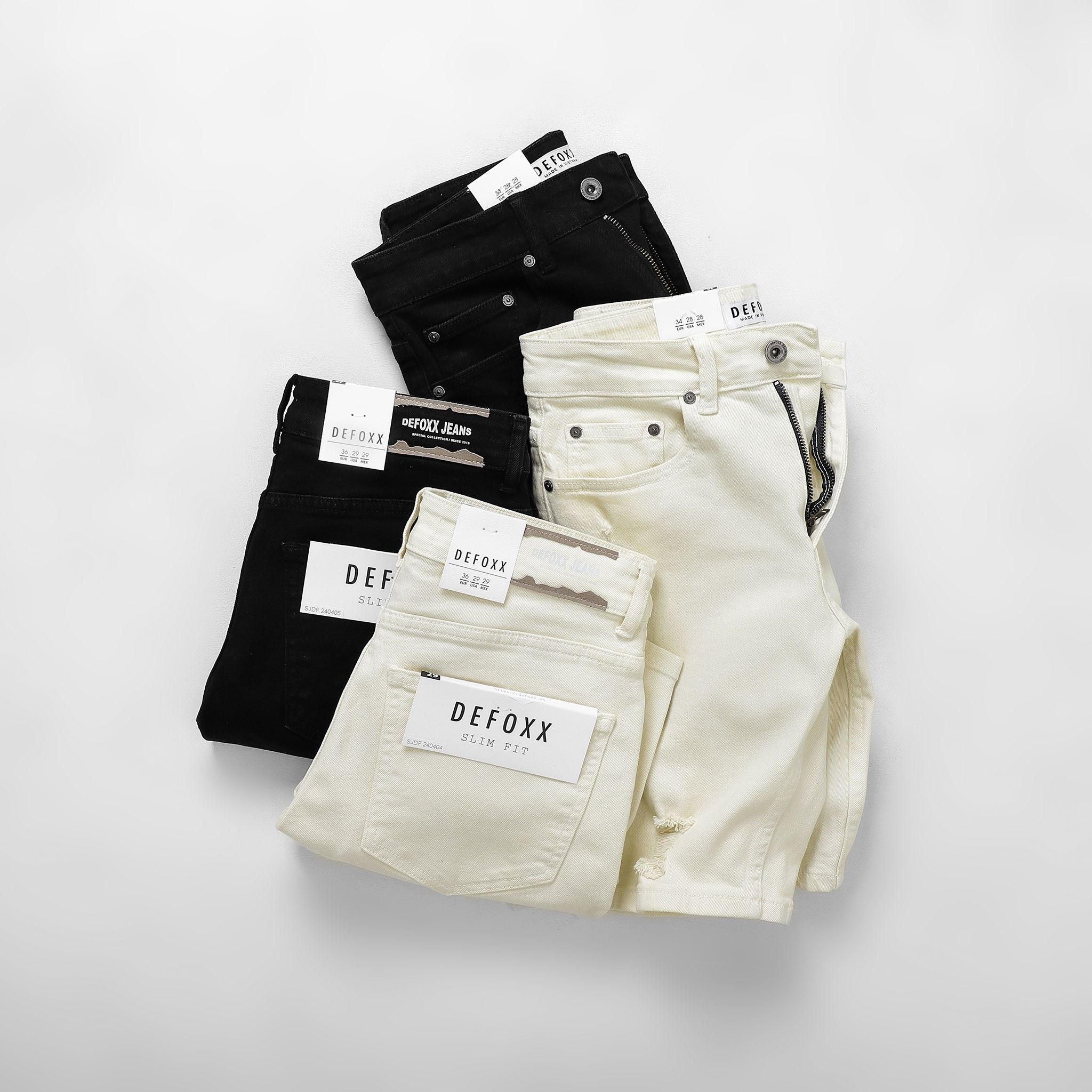  Quần Ripped shorts jean DF 