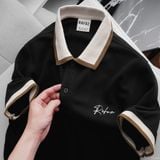  Áo polo RAFOZ black color collar - 014 