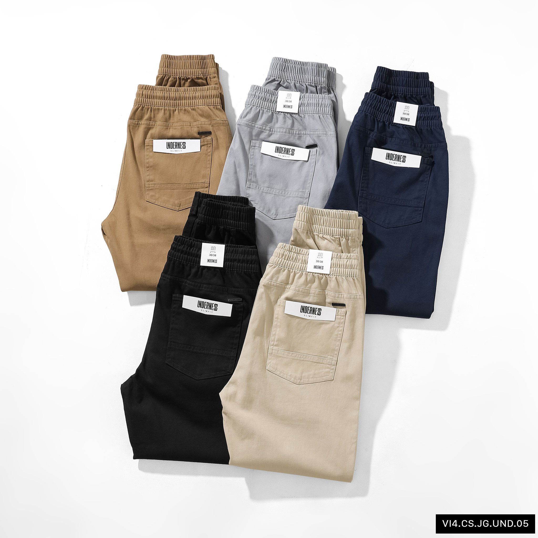  Quần jogger kaki UDN basic color 