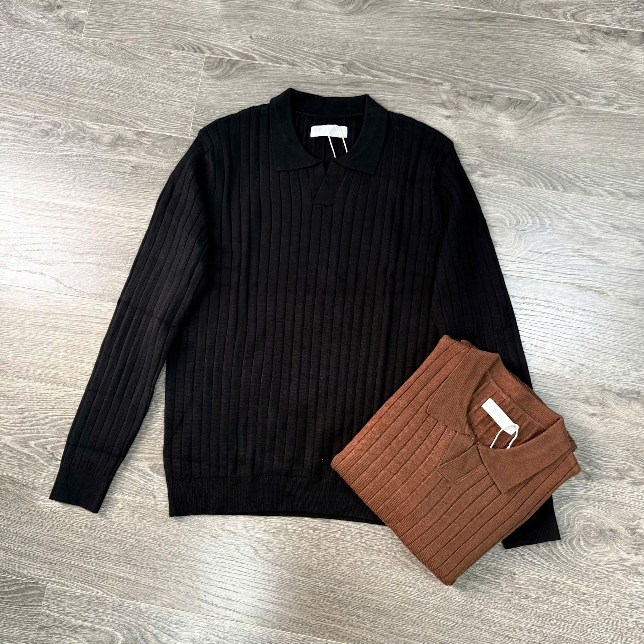  Áo len gân sọc basic BTM 