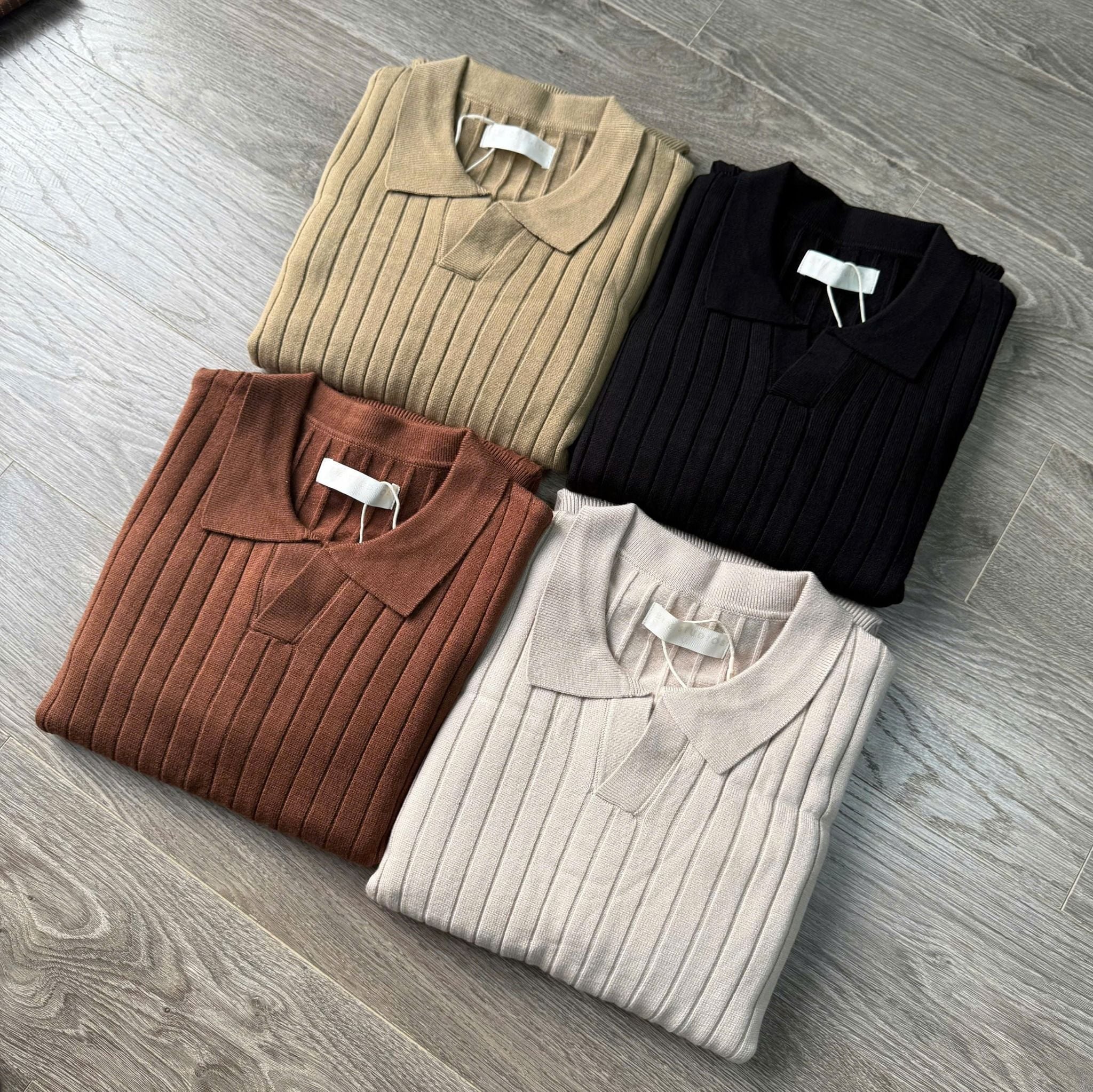  Áo len gân sọc basic BTM 