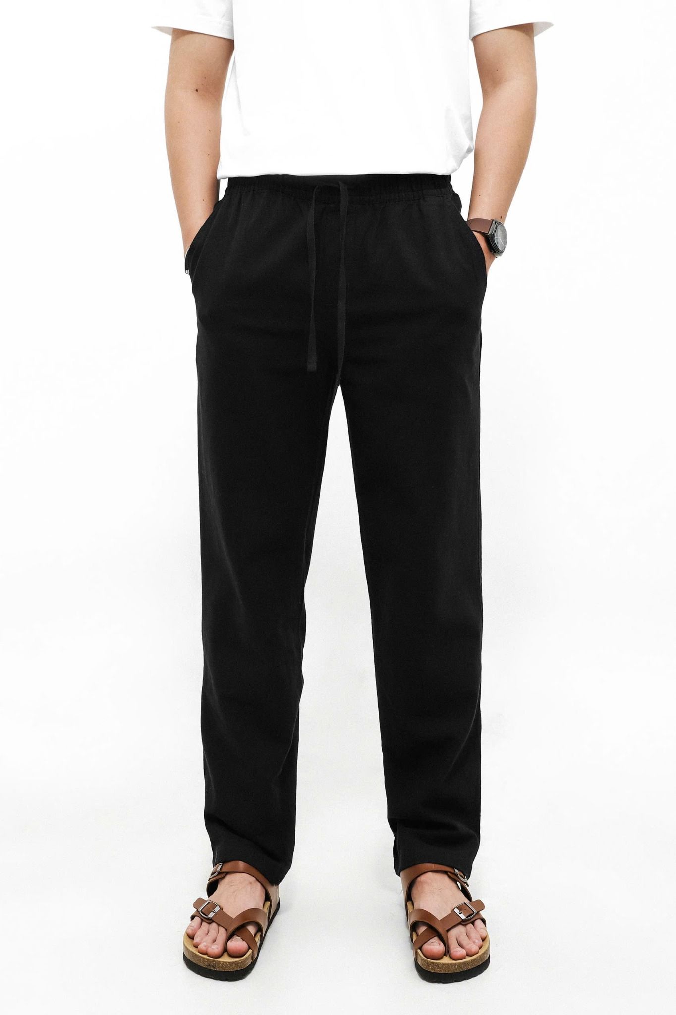  Quần linen dài - slimfit UDN 