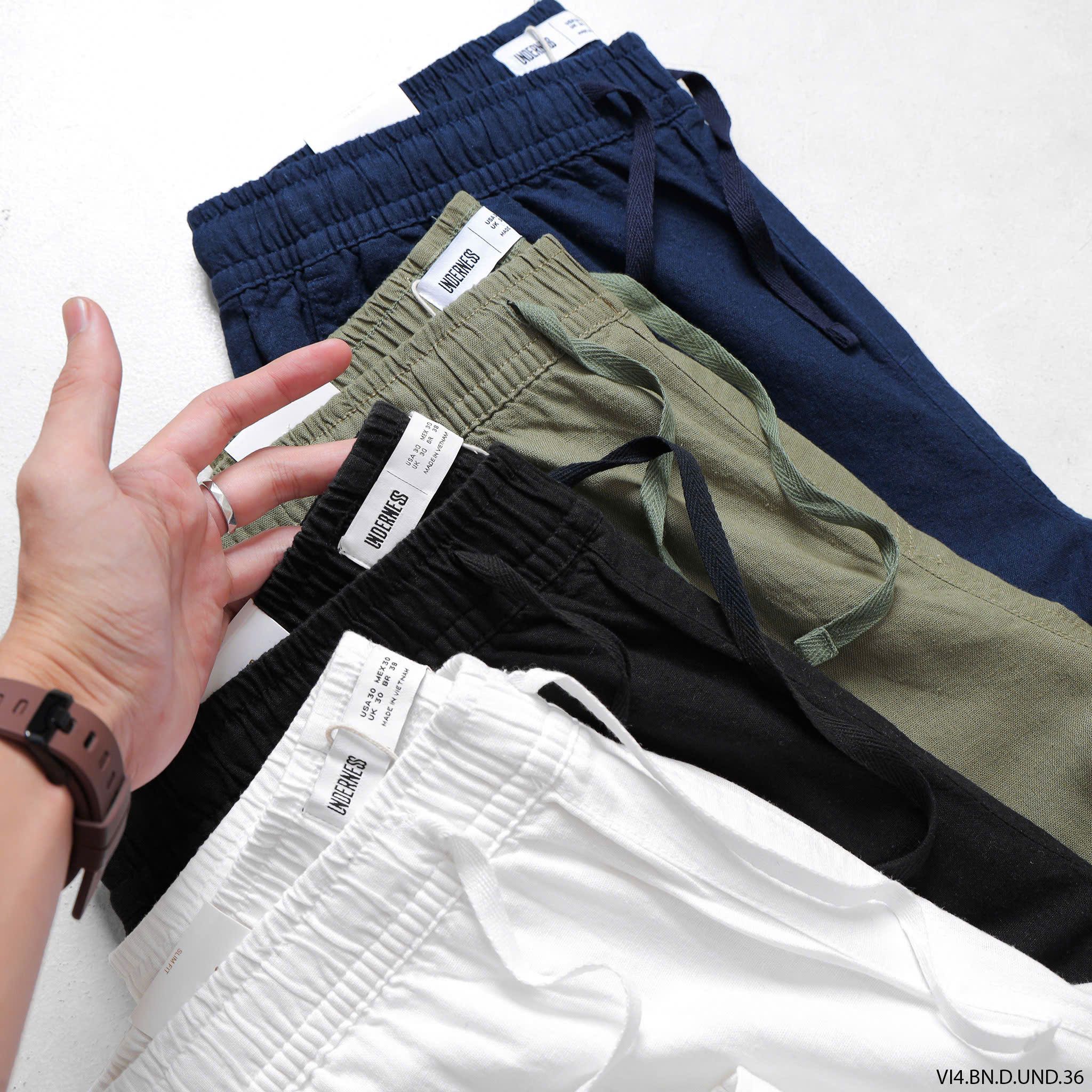  Quần linen dài - slimfit UDN 