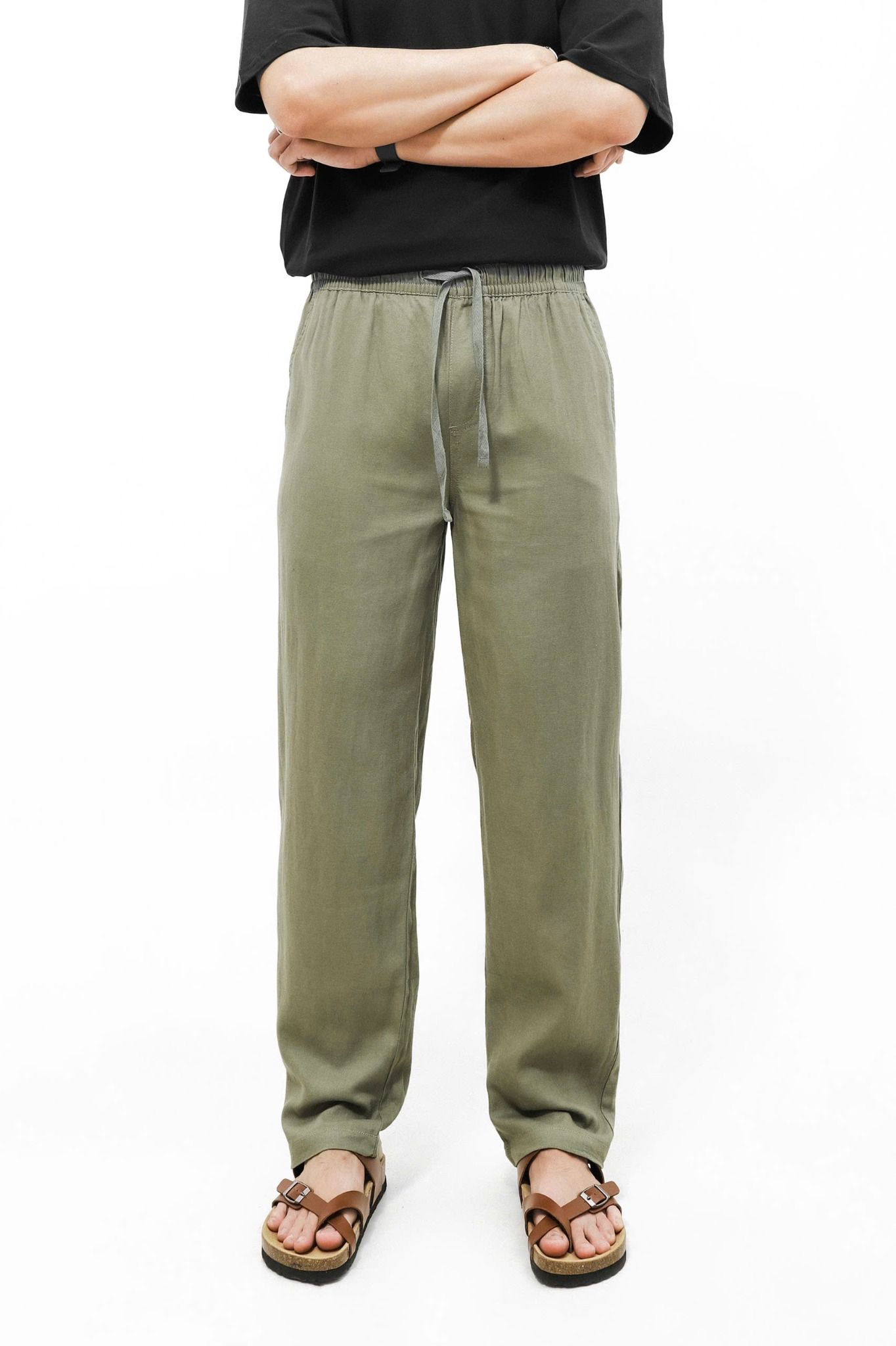  Quần linen dài - slimfit UDN 