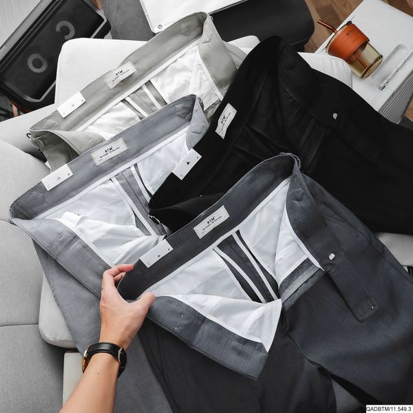  Quần tây Sidetab BTM solid basic 