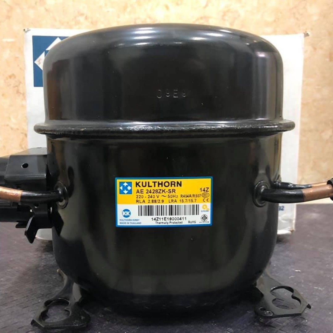 Máy nén lạnh Kulthorn (Piston) AE 2428ZK-SR, Công suất 3/4HP, R404a, 220V~240V/50Hz