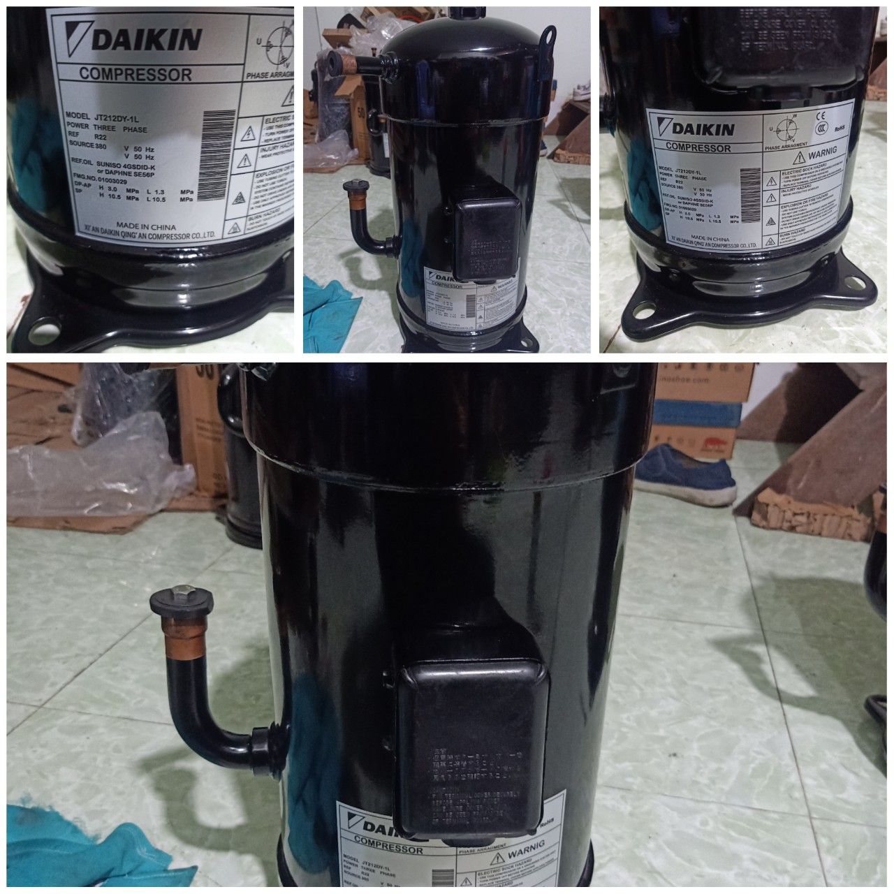 Máy nén lạnh Daikin JT212DY-1L - block máy lạnh daikin chất lượng