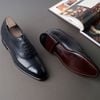Giày da cao cấp tăng chiều cao oxford 7cm OF882