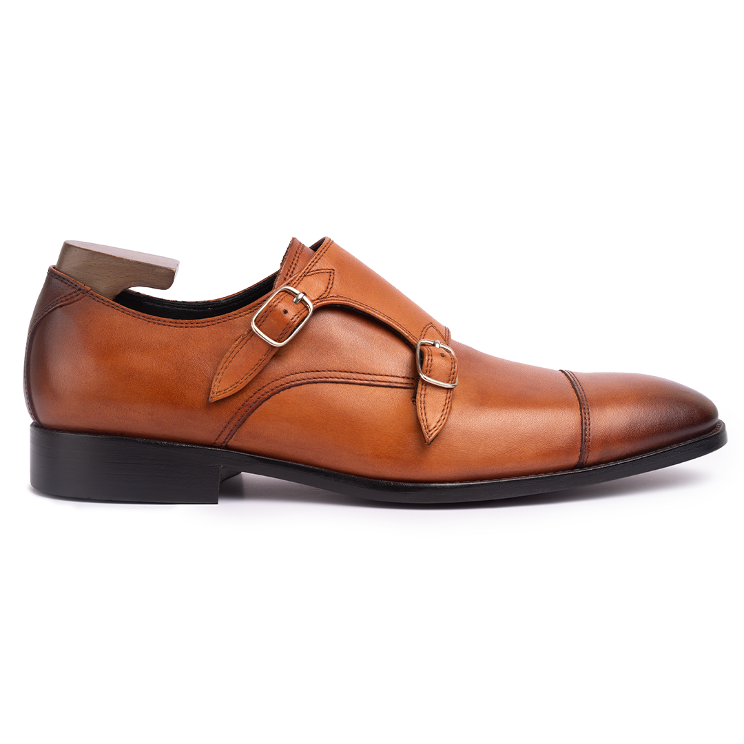 Giày da cao cấp double monkstrap MS119