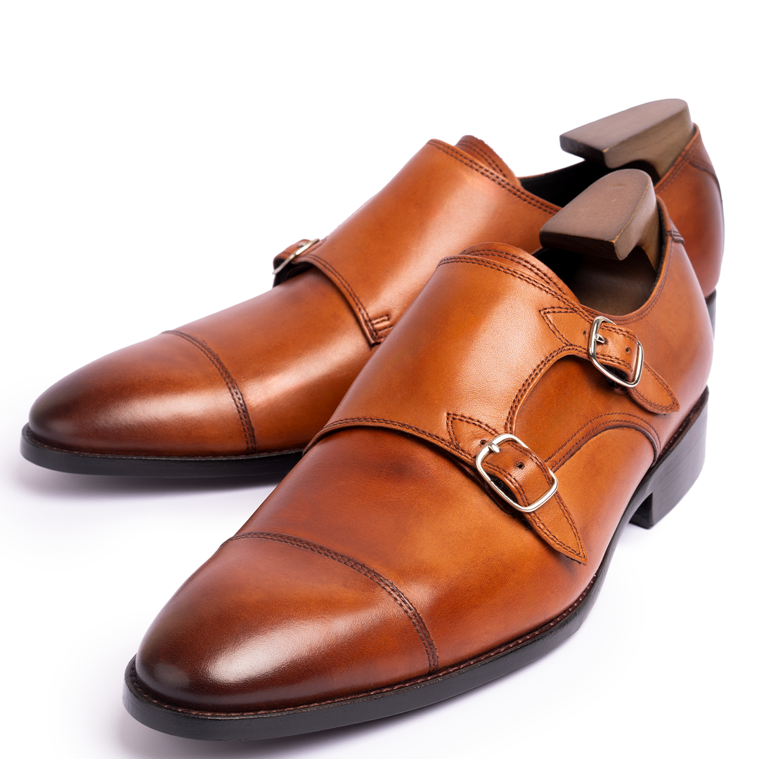 Giày da cao cấp double monkstrap MS119