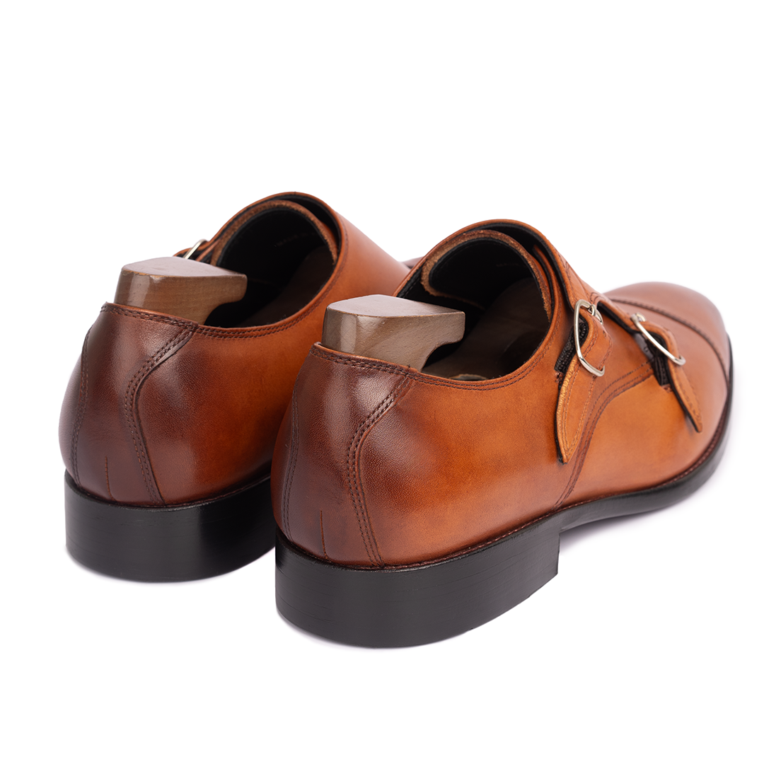 Giày da cao cấp double monkstrap MS119