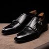 Giày da cao cấp double monkstrap MS102