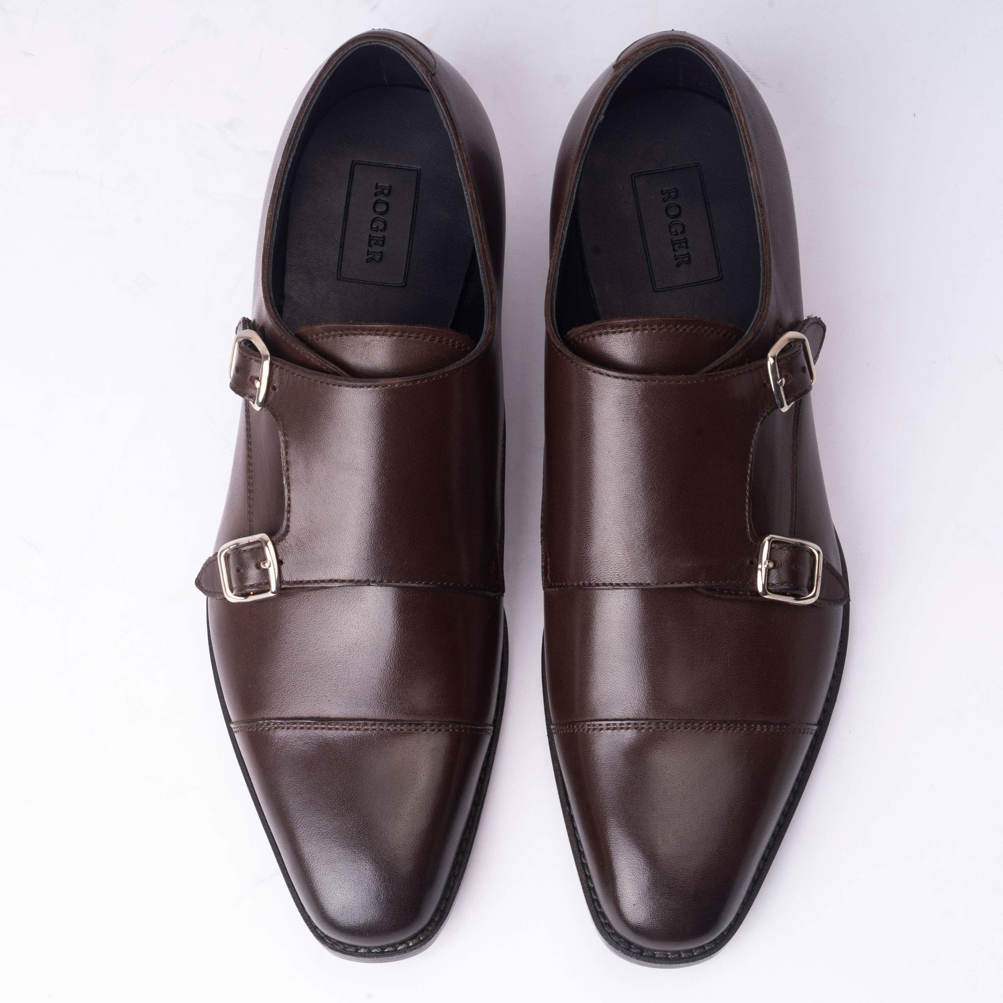 Giày da cao cấp double monkstrap MS886