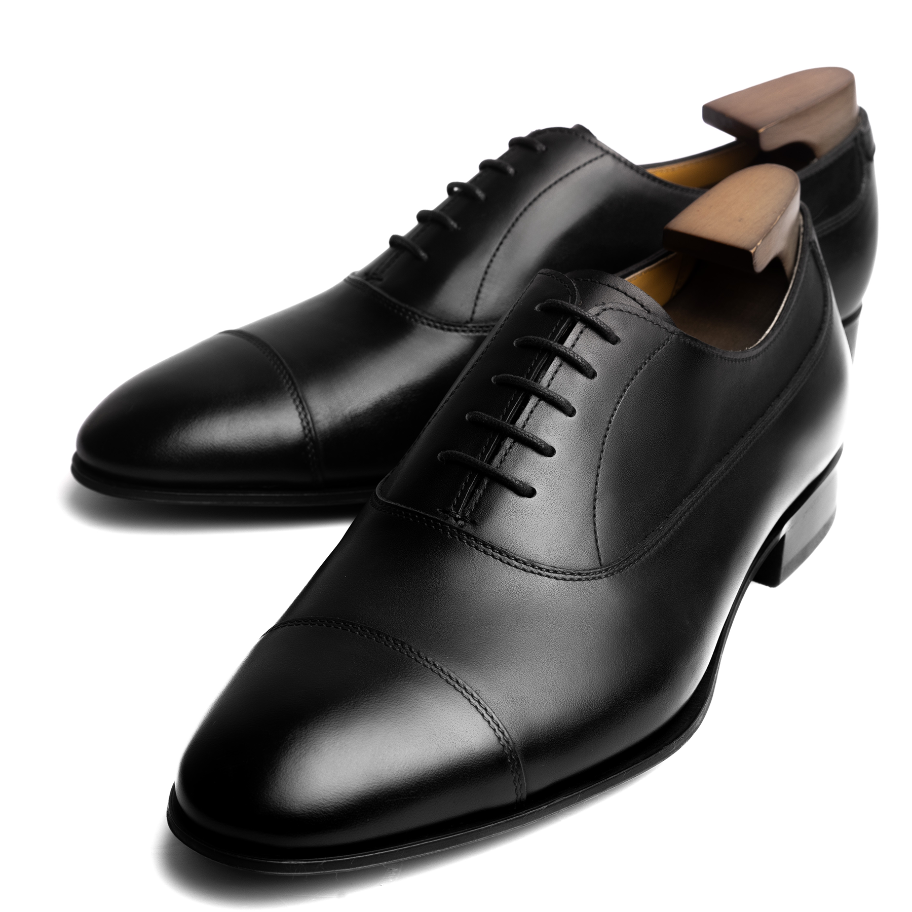 Giày da bê cao cấp Captoe Balmoral Oxford