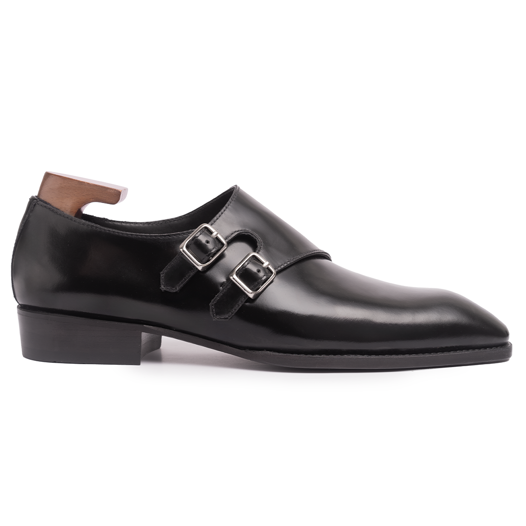 Giày da cao cấp double monkstrap MS082