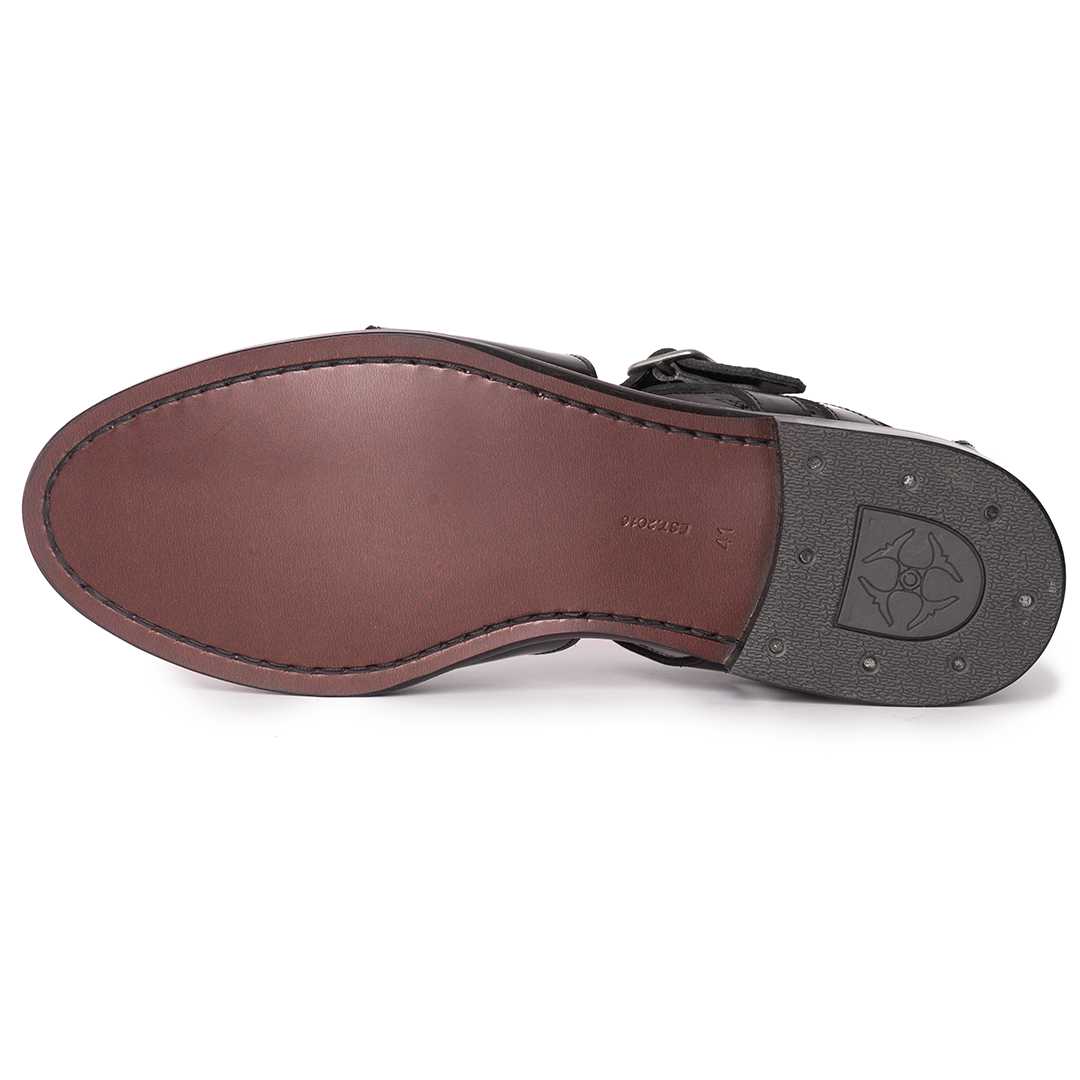 Giày da cao cấp double monkstrap MS082