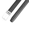 Thắt lưng da 2 mặt đen & xanh 3.0cm - RB247