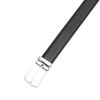 Thắt lưng da 2 mặt đen & xanh 3.0cm - RB247