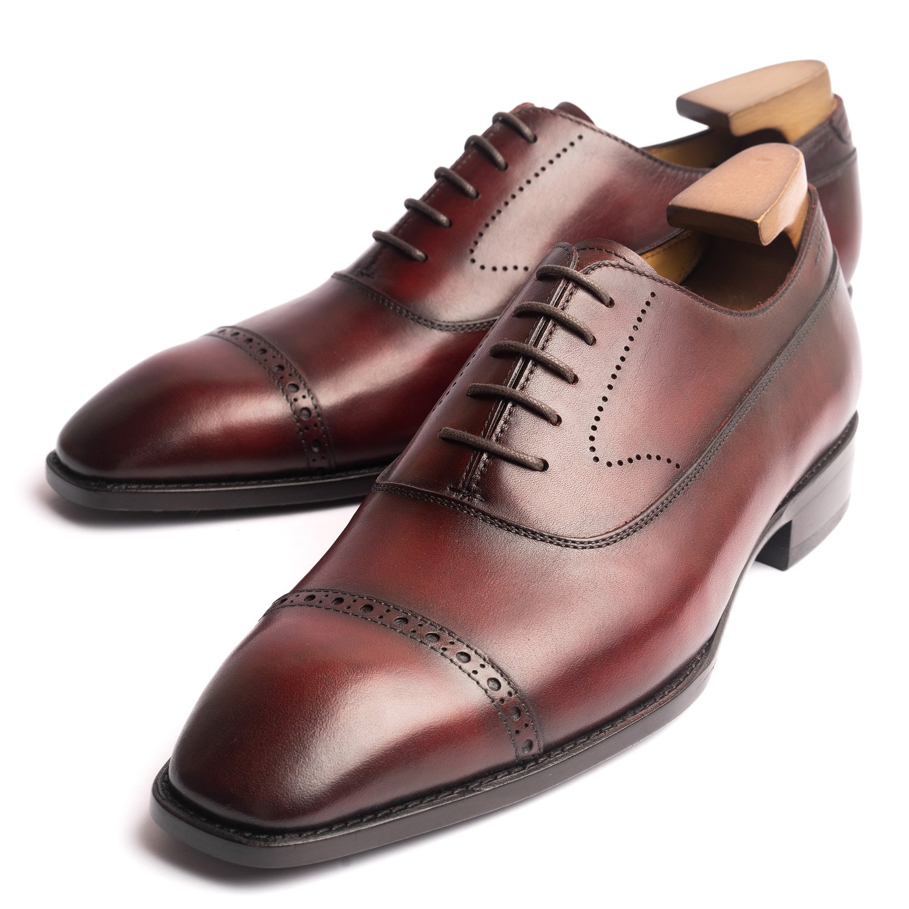 Giày da cao cấp Oxford Balmoral RF OF302