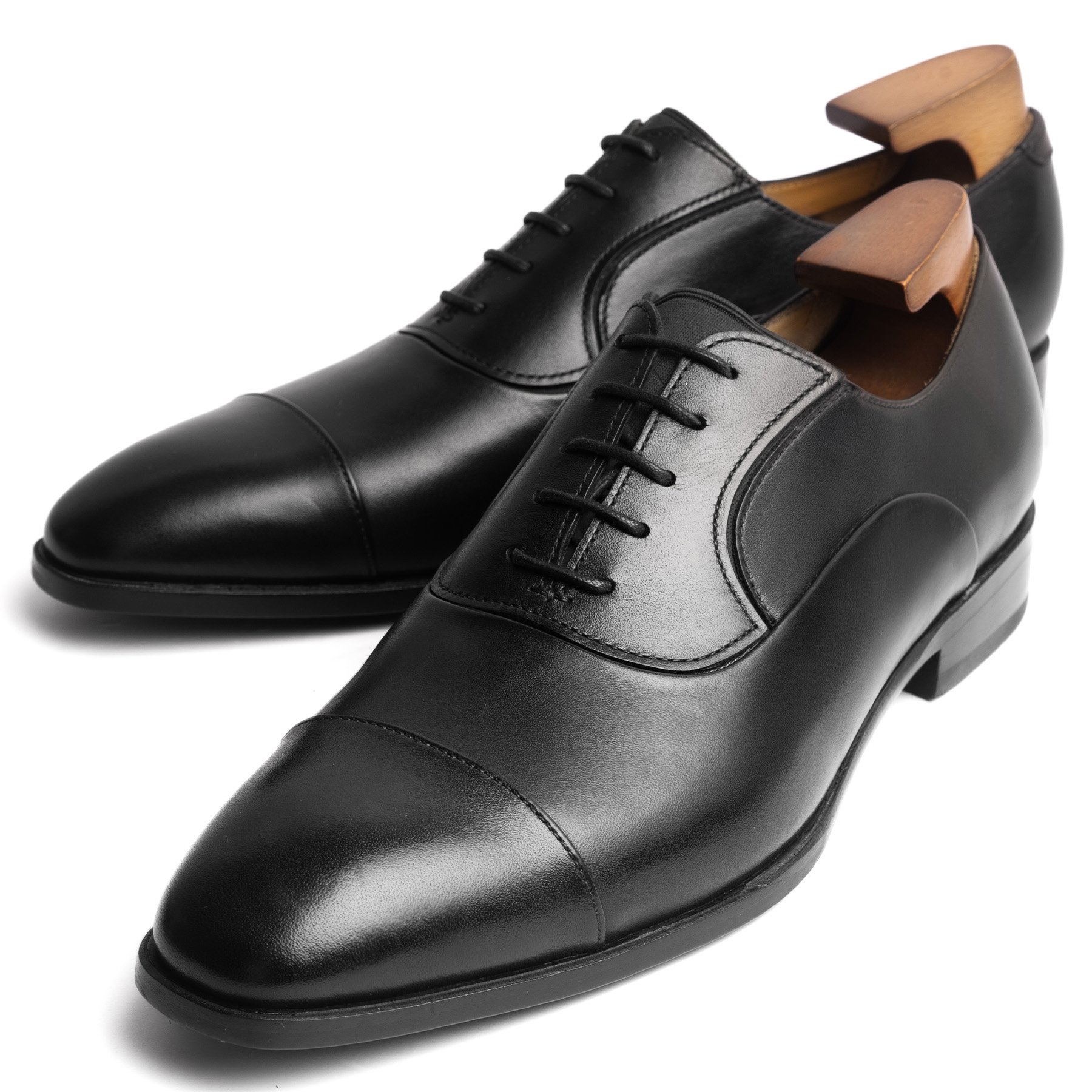 Giày da cao cấp oxford captoe OF303